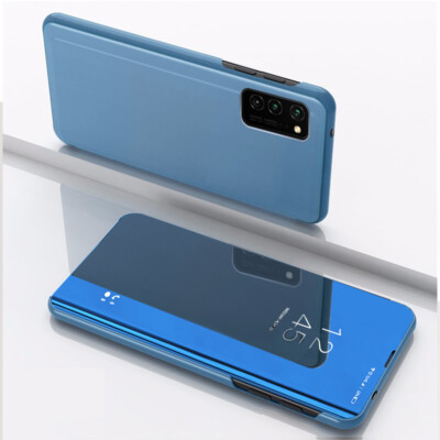For Samsung Galaxy Phone Luxury Clear View Mirror Leather Flip Stand Case Cover