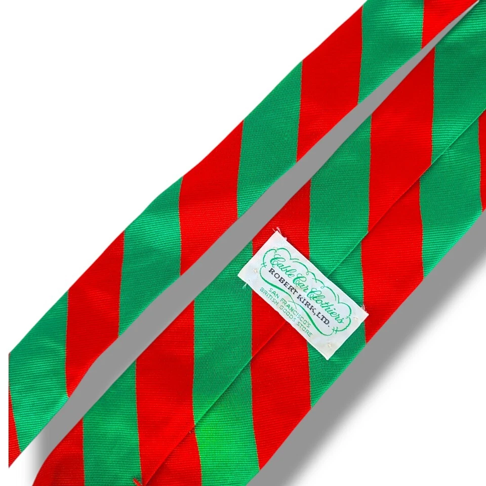 Рождественский галстук ~ сезонный праздник Рождество красный зеленый  - Изображение 2 из 3