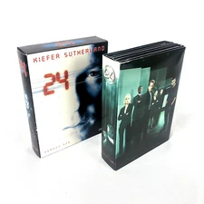 "24" DVD SET Complete Seasons 1 & 3 Kiefer Sutherland Jack Bauer TV Show Drama