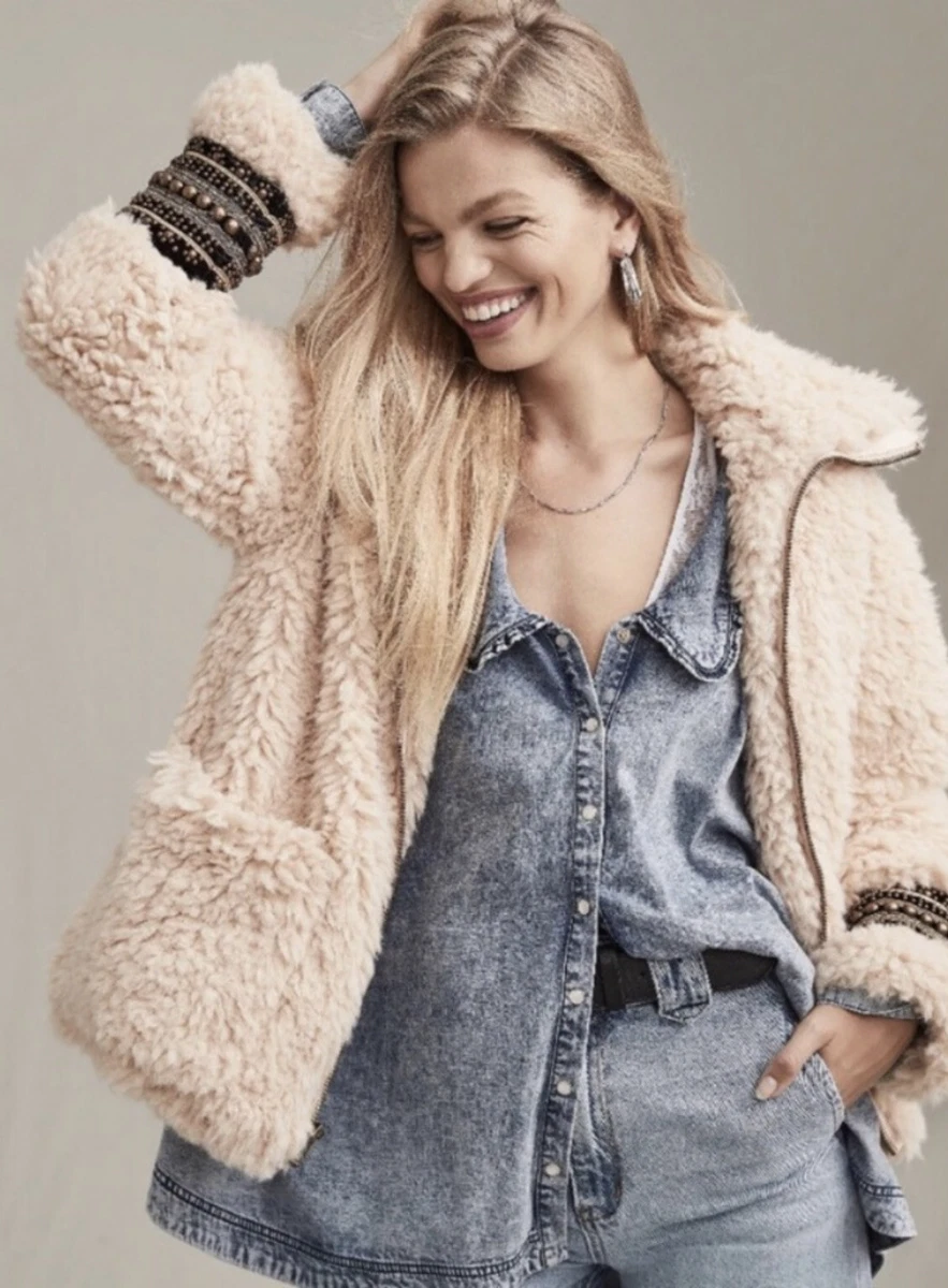 Policeman Apple famine Free People Angelina Embellished Coat Faux Fur Fancy Cuffs Ivory L NWT $298 | eBay Policeman Apple famine Free People Angelina Embellished Coat Faux Fur Fancy Cuffs Ivory L NWT $298 | eBay