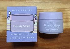 NCLA Beauty Sleep Overnight Lip Mask Birthday Cake 0.5 Oz NIB Free Ship