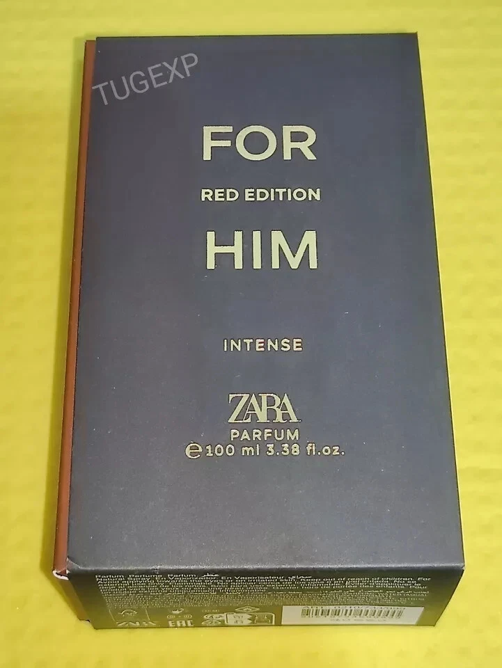 Zara For Him Red Edition Intense Parfum Herrenduft Parfüm 100ml 3,38 oz Neu
