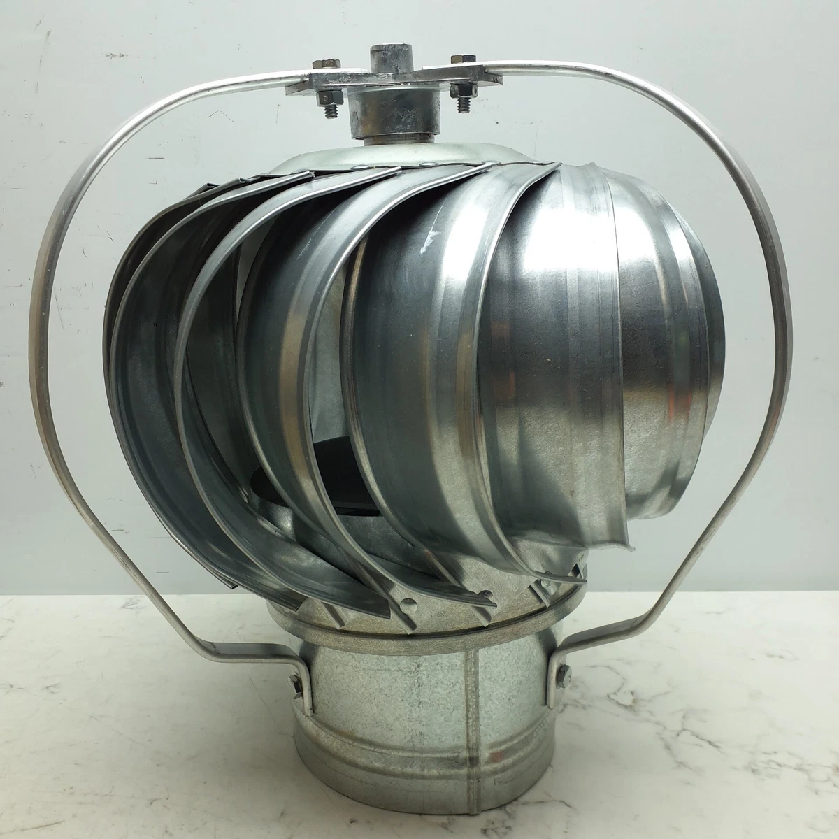 Empire TV06G Wind-Driven Turbine Exhaust Ventilator 12 3/4u0026#034; Head Dia  6u0026#034; Throat | eBay