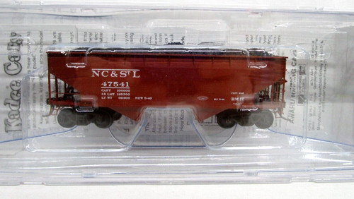 Coche tolva de 2 bahías Kadee escala HO NC&StL AAR #47541 con carga de carbón nuevo sellado 7522 | Zustand: New