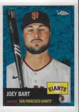 2022 Topps Chrome Platinum Toile Blue Refractor #222 JOEY BART (Serial #106/199)
