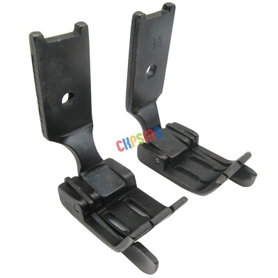 2 Needle Presser Foot with Guide FOR SINGER 112W, 212W, 212U,JUKI LH-512, LH-515