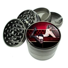  Cabo San Lucas Pin Up Girls D8 Titanium Grinder 4 Piece Magnetic Hand Mueller
