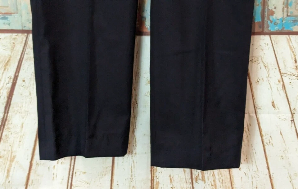 Elbeco Ladies Choice Womens 14 Navy Blue Uniform Pants Solid Wool Blend Comfort - Image 4 of 4