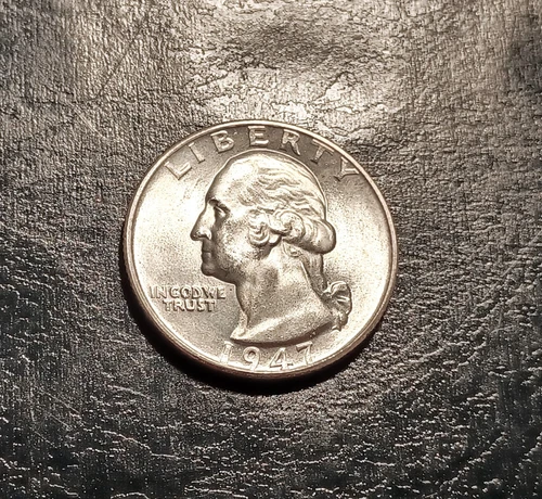 Gem BU 1947-D Washington Quarter