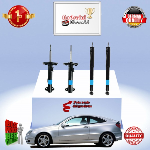 KIT 4 DÄMpfer Ant+ Hinten Mercedes C Coupe 200 CDI 90KW AB 2005 -> A67-image