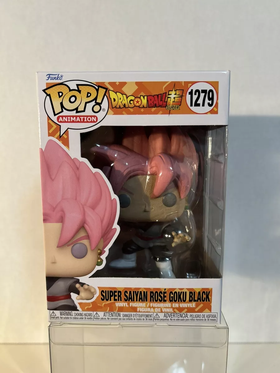 Boneco Dragon Ball Super Funko Pop Goku Black Super Saiyajin Rose 1279