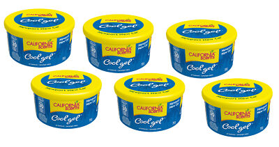 California Scents Cool Gel Newport New Car Scent - Car Air Freshener, 6 Packs