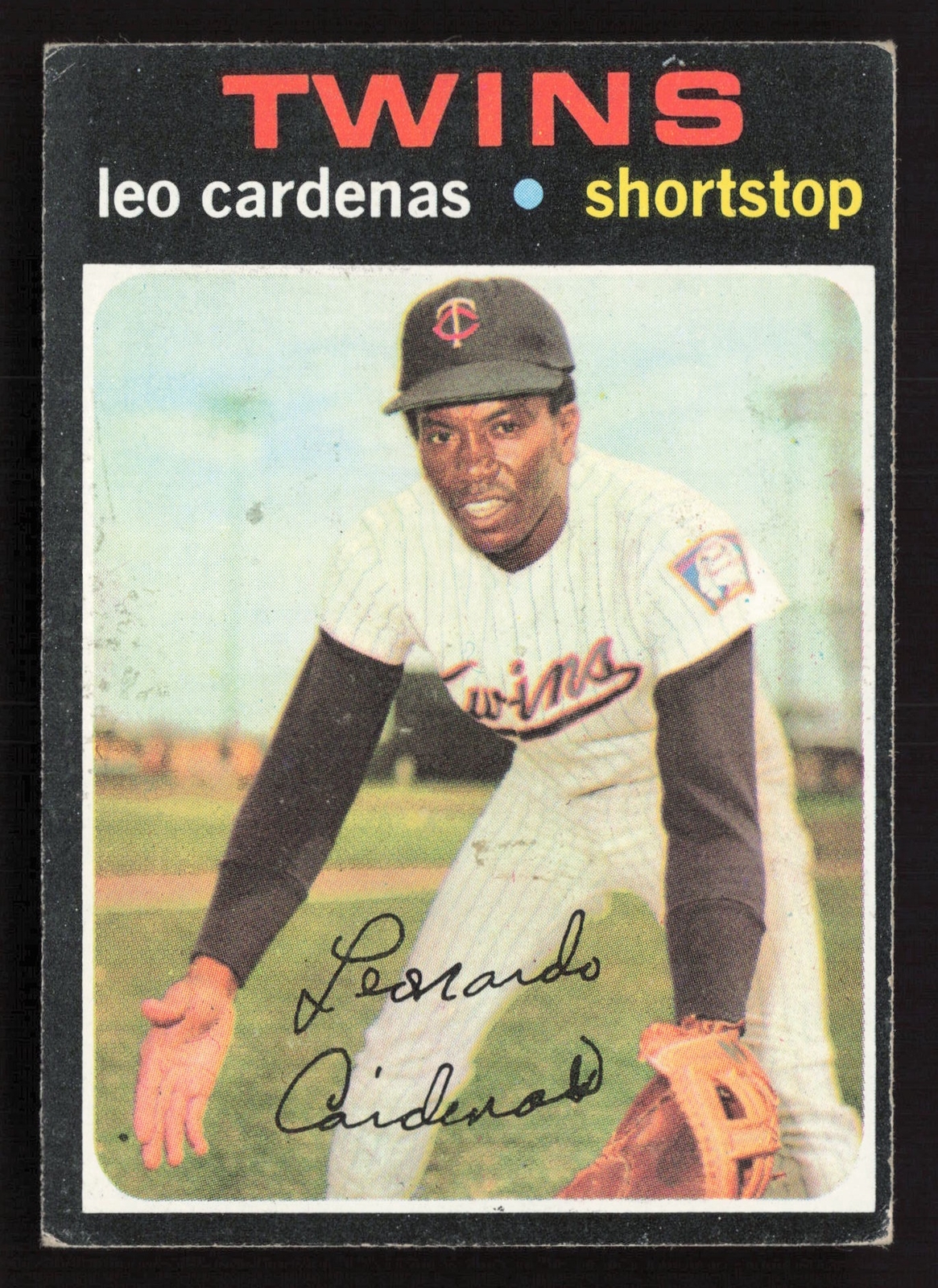 Leo Cardenas 1971 Topps #405 Minnesota Twins VG GS