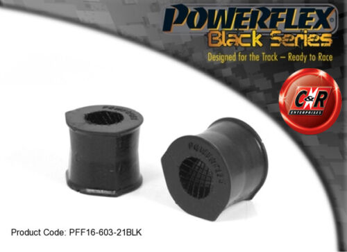 Powerflex Black FrARB To Chassis Bushes 21mm For Dedra 89-00 PFF16-603-21BLK - Picture 1 of 11