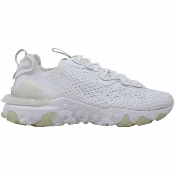 all white nike react vision