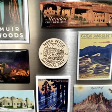 Mesa Verde National Park  Souvenir Gift Fridge Wood Magnet NPS gift