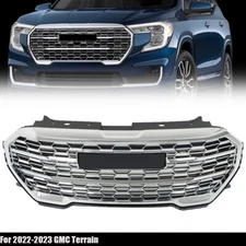 For GMC Terrain Denali 2022-2023 84943504 Full New Chrome Front Upper Grille