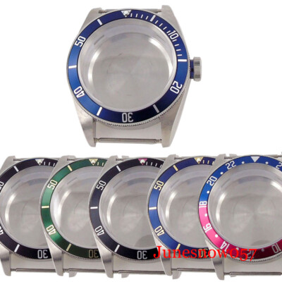 40MM Watch Case Fit NH35 NH36 ETA2824 ST2130 PT5000 10Bar Arched Sapphire  Glass