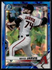 2021 Bowman Chrome Sapphire Bryce Jarvis B Arizona Diamondbacks #BCP-44