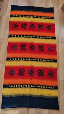 Vintage rug, carpet tapestry Raanu, Finland 70s Wall Hanging