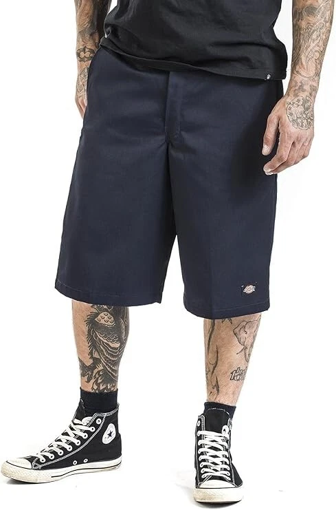 Dickies Men's 13 Inch Loose Fit Multi-Pocket Dark Navy Work Short