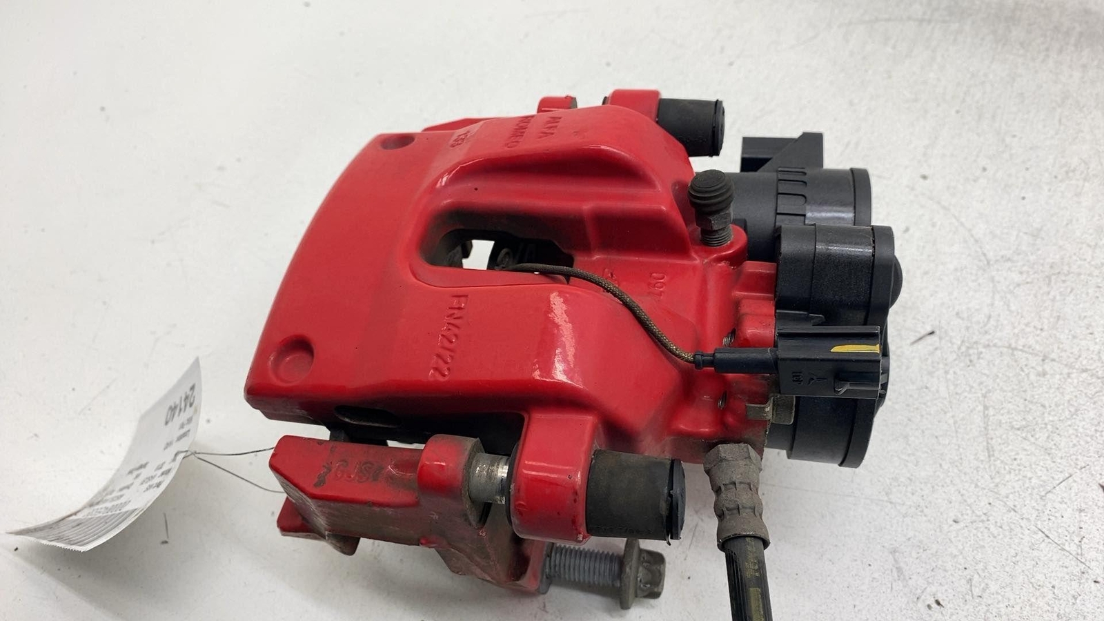 2017-2020 Maserati Levante Rear Driver Side Brake Caliper Left w/ Hose Line Red