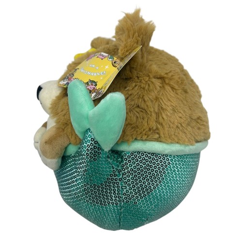 "Mini Sirena Corgi 9"" Peluche Cachorro Perro Peluche Juguete Lentejuelas" - Imagen 4 de 6
