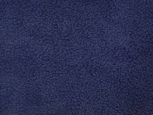Fleece Solid Polar Fleece Fabric navy Sold By The Yard 60" Wide Blankets