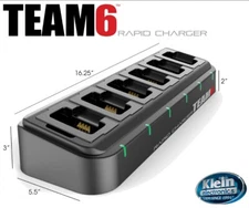 Gang Bank 6-Unit Charger For CP100d CP200d TRBO R2 R7 BPR50dX NX1000 Radio TEAM6