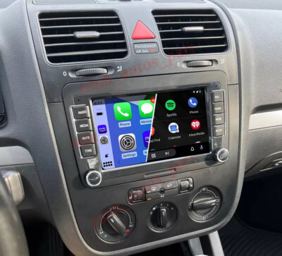 Android 13 CarPlay Car Stereo For VW Rabbit 2006-2009 GPS BT Radio w/ Camera 32G