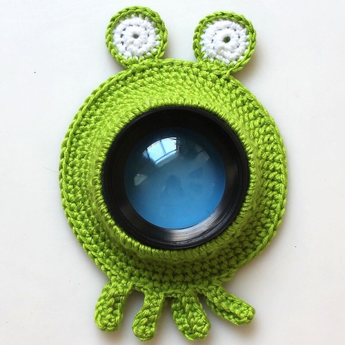 Knitted Camera Shutter Hugger Lens Cover Case Newborn Baby Photography Props New - Picture 14 of 17