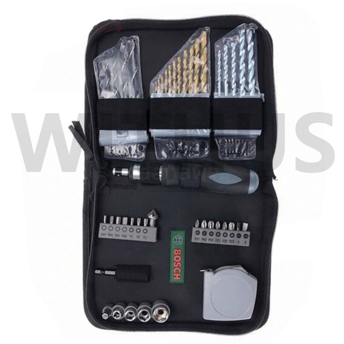 BOSCH 121221252 １２本セット Bosch Multi-Purpose 46pcs X-Line Bit Set Driver Drill Bits
