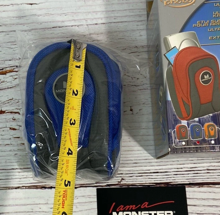 Estuche de cámara compacto para Go Monster Photo AZUL Foto 3 de 4