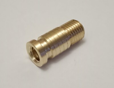 5/16-18, Brass self aligning pin insert for pool cue shaft joint