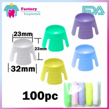 100Pcs Dental Dappen Dish Disposable Mixing Bowls Multi-purpose Mixed Color USA