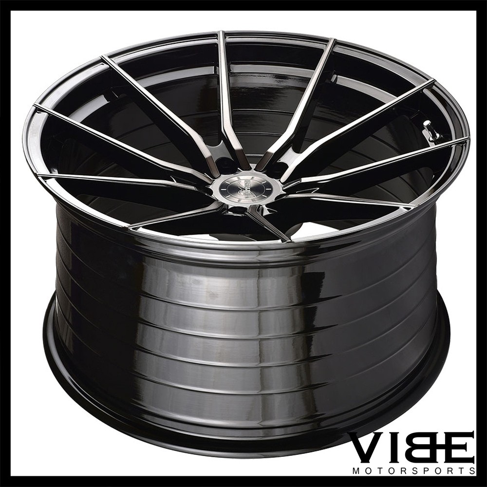 20" VERTINI RF1.2 FORGED BLACK CONCAVE WHEELS RIMS FITS MASERATI QUATTROPORTE