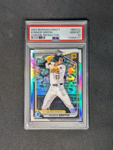 2024 Bowman Draft Konnor Griffin 1st Chrome Refractor PSA 10