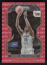 2022 Panini Prizm WNBA #168 Angel McCoughtry Ruby Wave