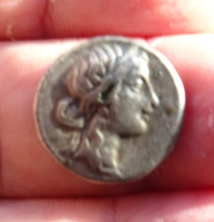 monnaie romaine argent de Jules CESAR