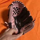 Rawlings Youth Baseball Glove PL950BP Pink Black T Ball Softball Basket RHT 9.5" — photo 2