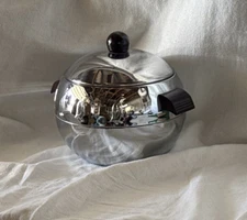 Vintage MCM West Bend Stainless Steel Penguin Insulated Ice Bucket & Lid USA