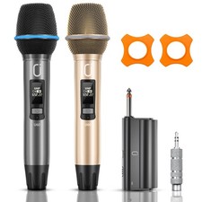 Wireless Microphones for Karaoke: Dual Professional Karaoke Microphone for Si...