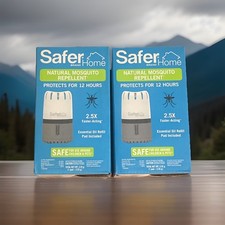 2 PACK Safer Home NATURAL MOSQUITO REPELLANT SH1200 Indoor Outdoor LED LANTERN