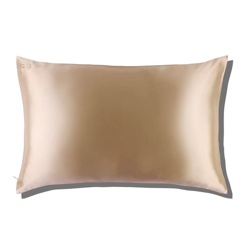 Queen Silk Pillow Cases - Queen Size Standard Pillow Case, Caramel (20" x 30")