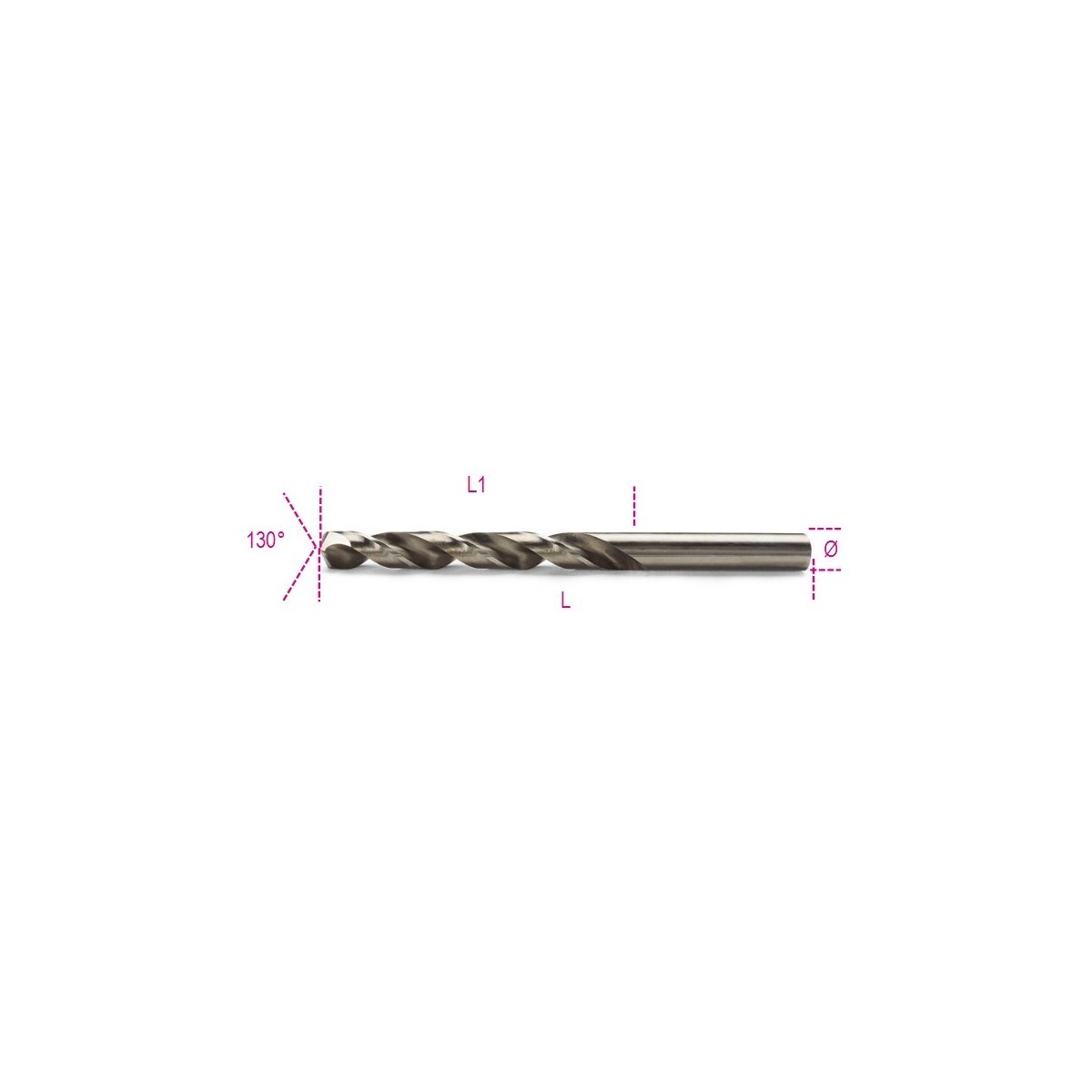 Punta 16,00 mm HSS-Co 8% Cobalto Art.415 - Smetti di Soffrire sull'Inox