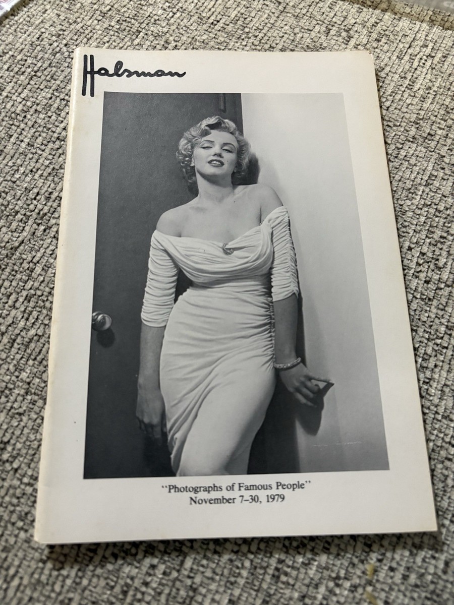 PHILIPPE HALSMAN 写真集 Philippe Halsman 1978 Photo Catalog Famous People Marilyn Monroe