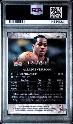 その他 FINEST MASTERS REFLECTOR ALLEN IVERSON 1999-00 Topps Finest - Dunk Masters Allen Iverson #DM12 /750 for