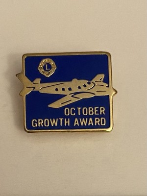 Lions Club October Growth Award Lapel Pin P108