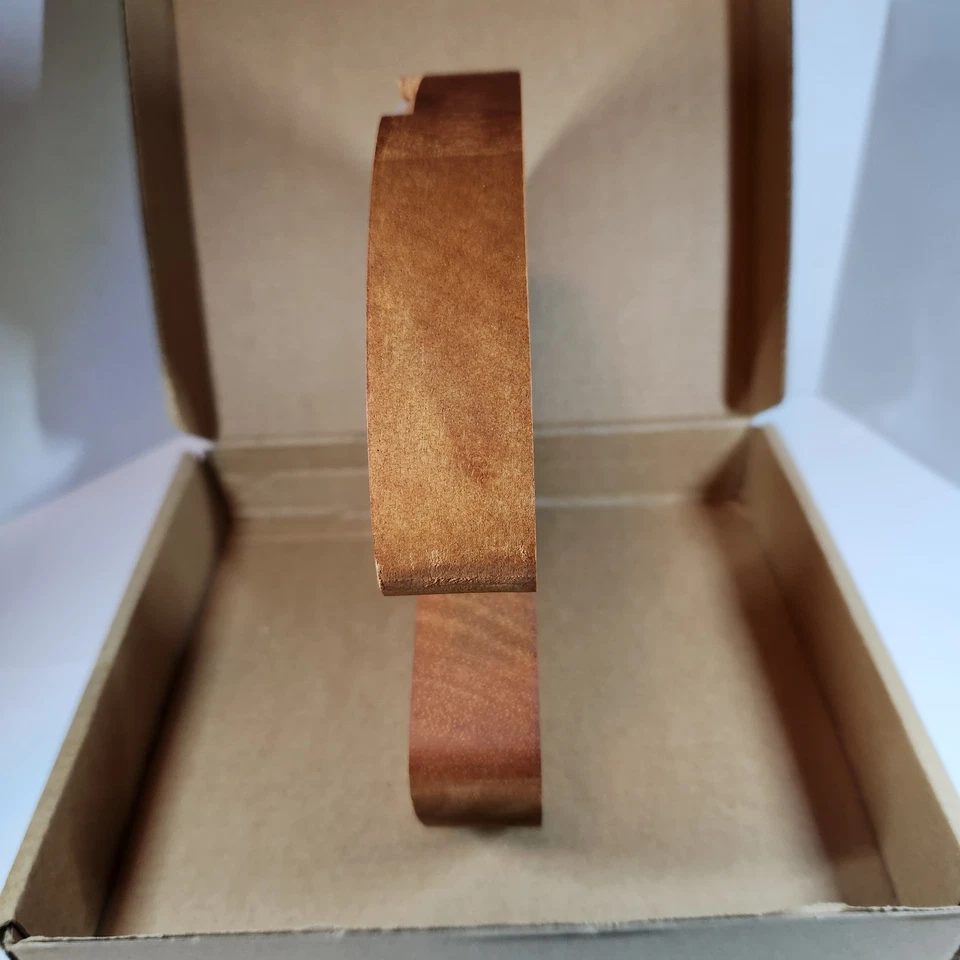 Hucha de madera letra C con 2 hojas de letras/números pegatinas nueva en caja Foto 4 de 4