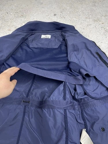 Vintage Stone Island 2012 Micro Reps Field Jacket Navy Blue Faded Color size XL image 13